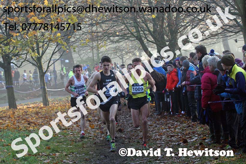 Senior and under-23 men, European Cross Country Trials, Sefton Park, Liverpool. Photo: David T. Hewitson/Sports for All Pics